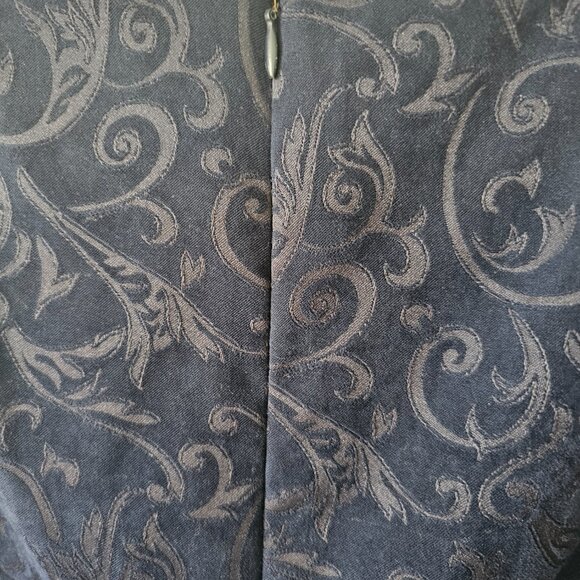 All That Jazz Faux Burnout Velveteen Strappy Cocktail Dress - Picture 6 of 8